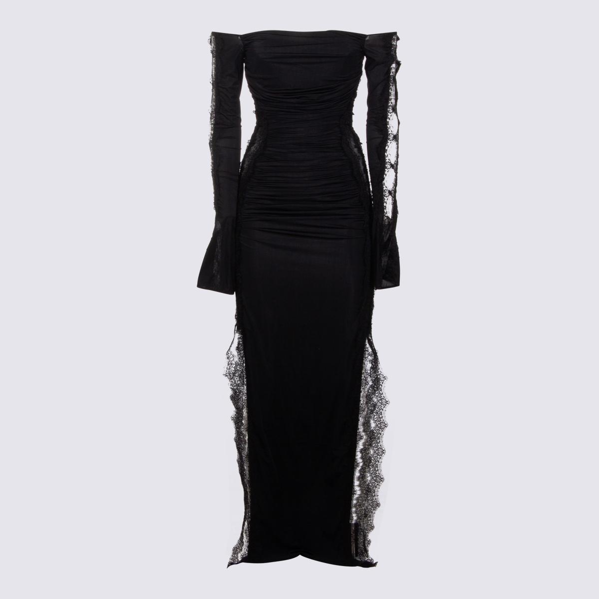 blumarine dresses black _vi - women