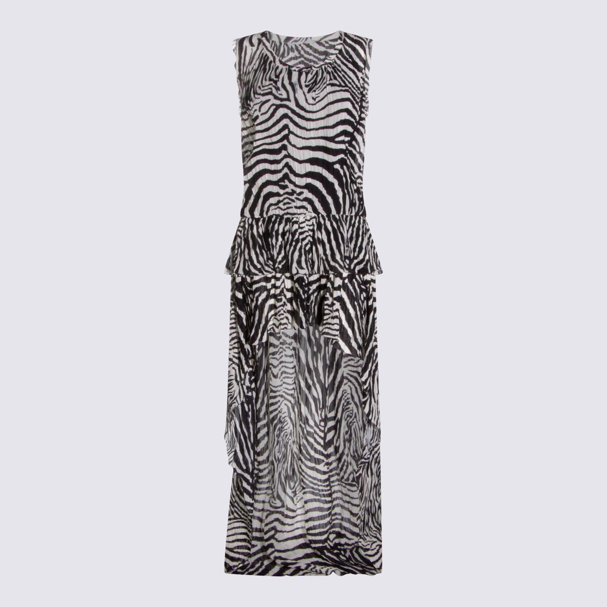 blumarine dresses natural white/black _vi - women