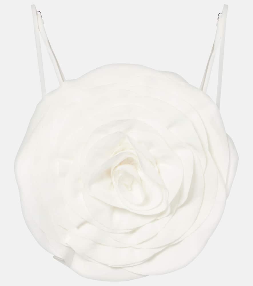 blumarine floral crop top