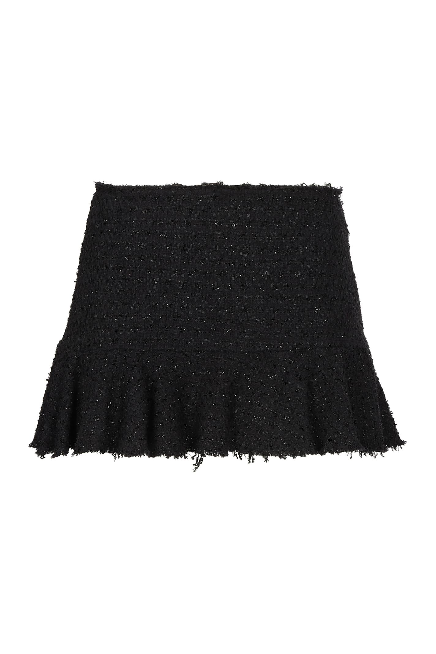 blumarine knitted lurex skirt