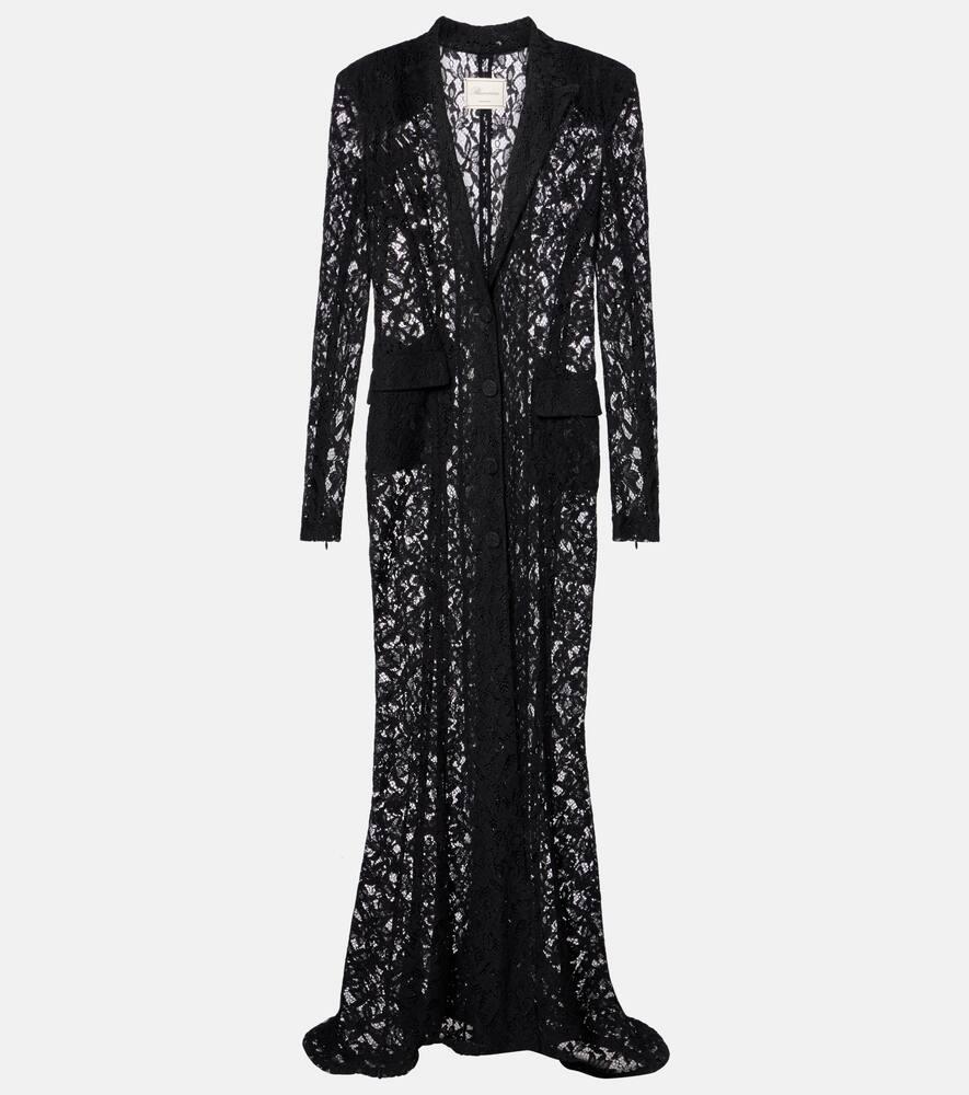 blumarine lace maxi dress