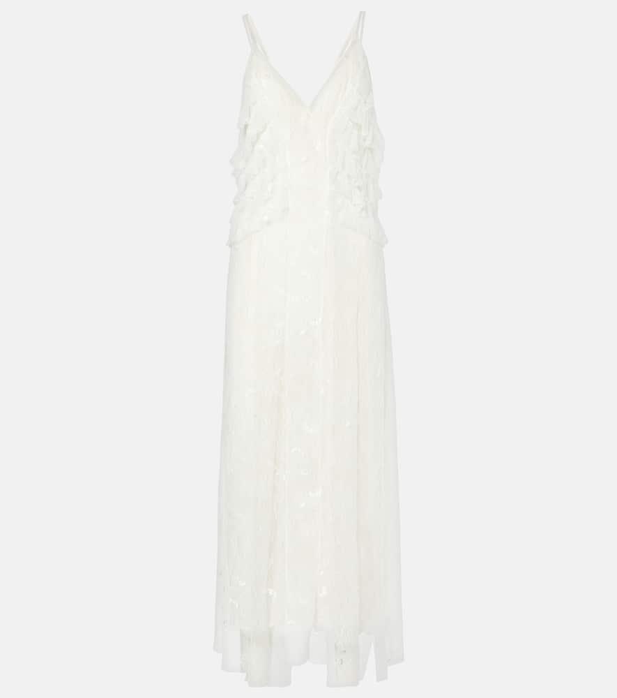 blumarine lace slip dress