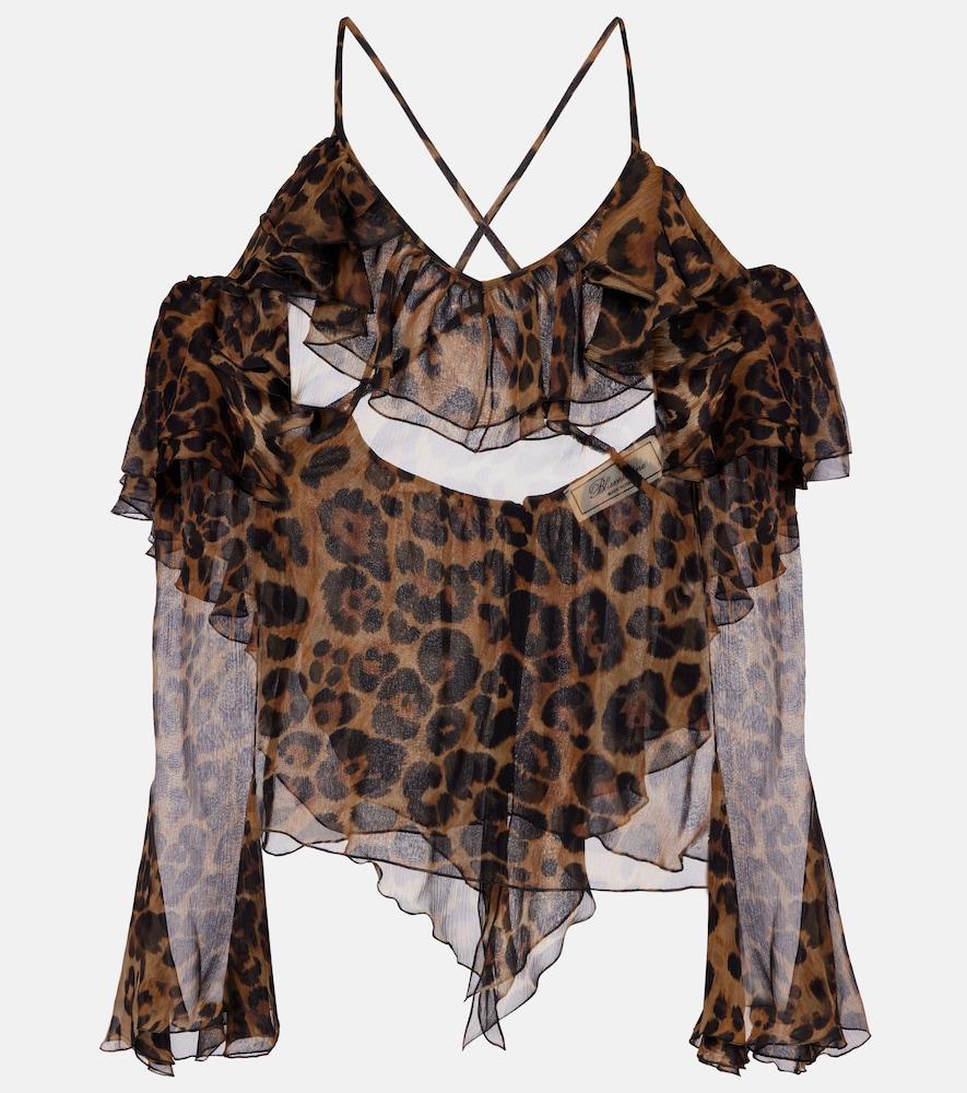 blumarine leopard