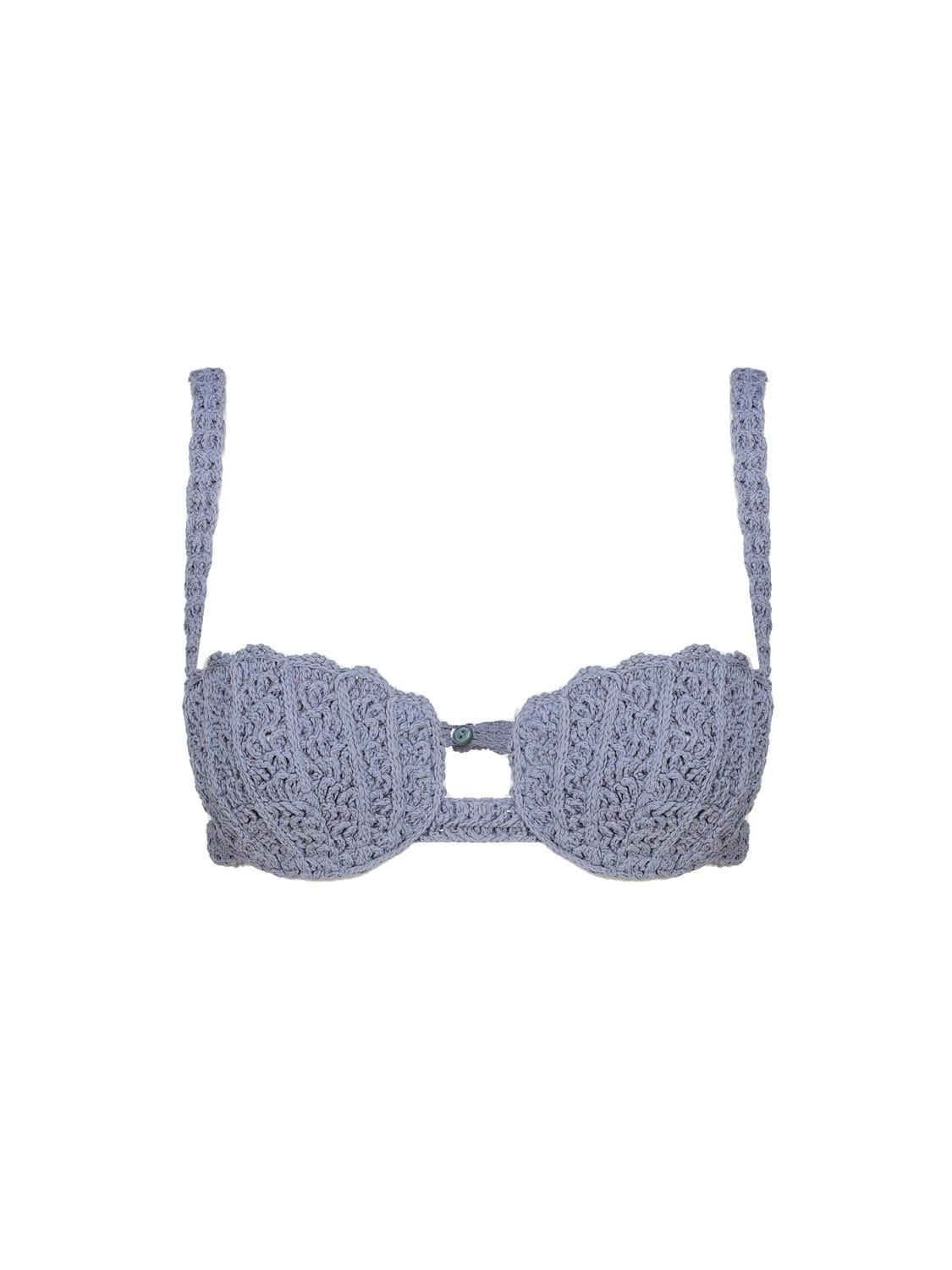blumarine openwork bra top