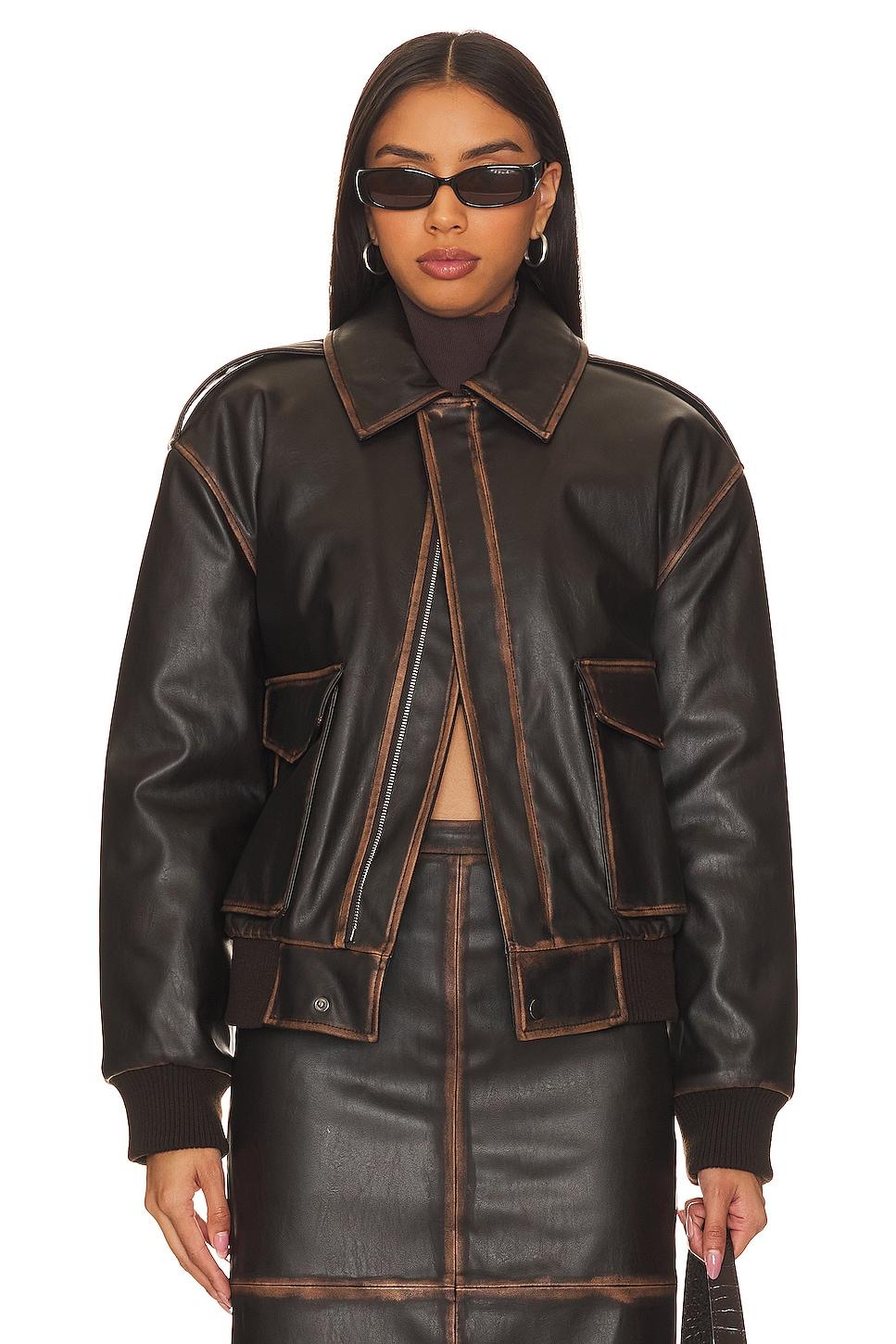 bo faux leather jacket