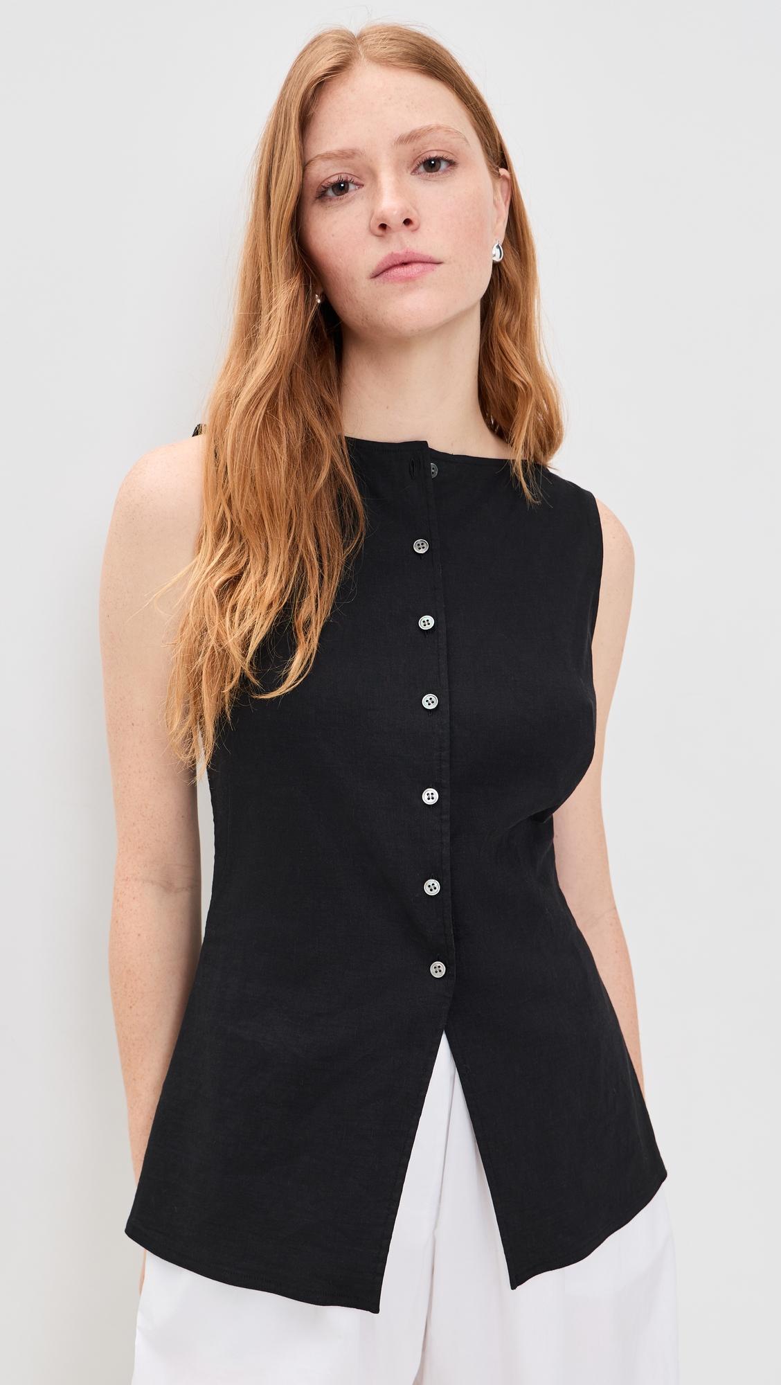 boat neck cutaway top