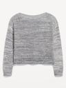 boat-neck open-stitch sweater