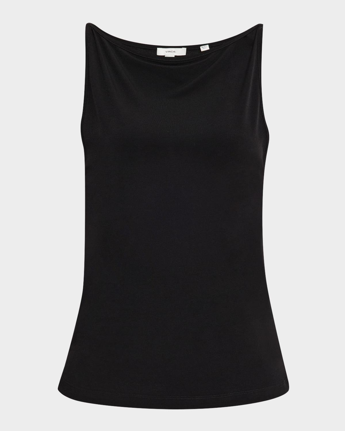 boat-neck tank top