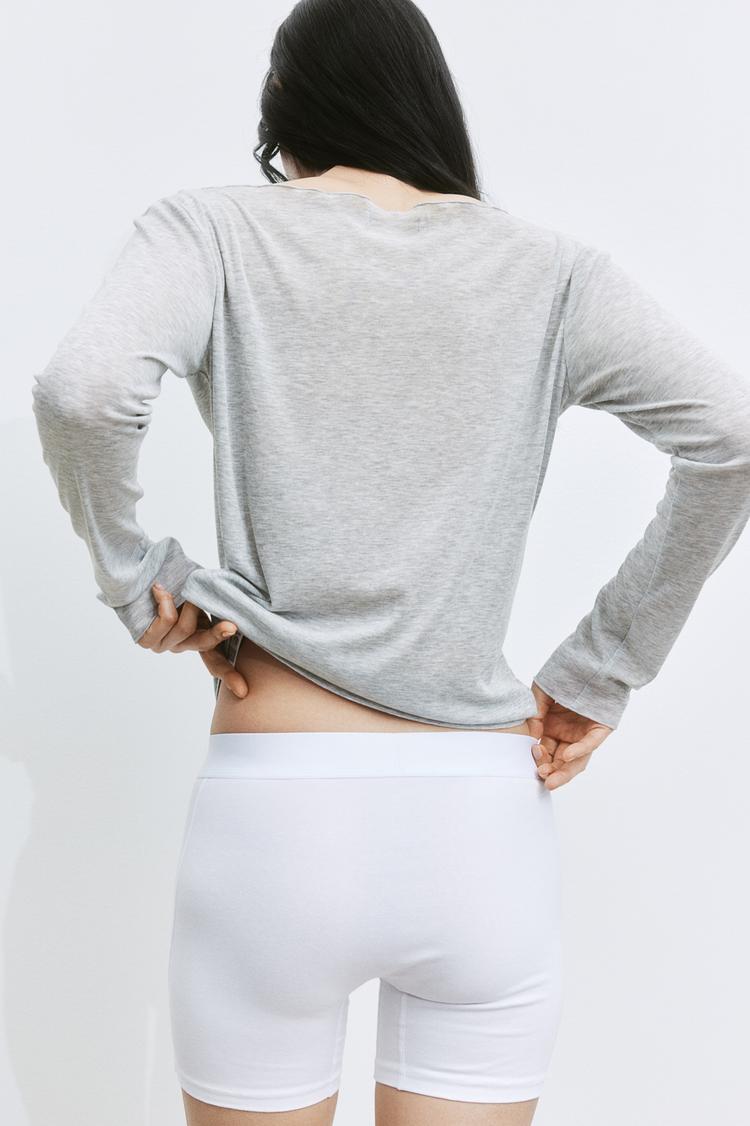 boat-neck top