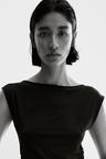 boat-neck top