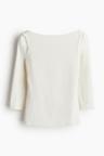 boat-neck top