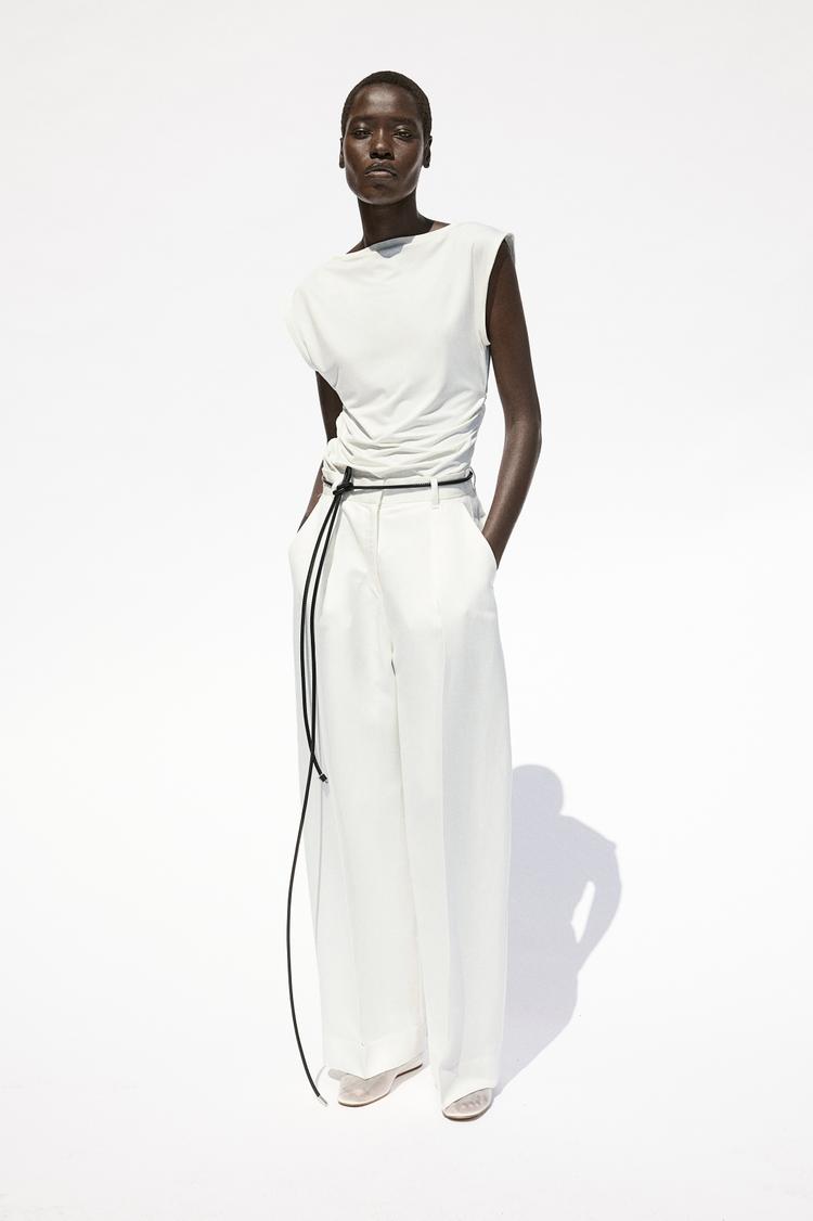 boat-neck top
