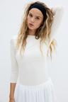 boat-neck top