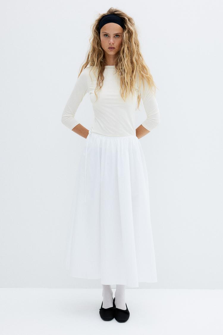 boat-neck top