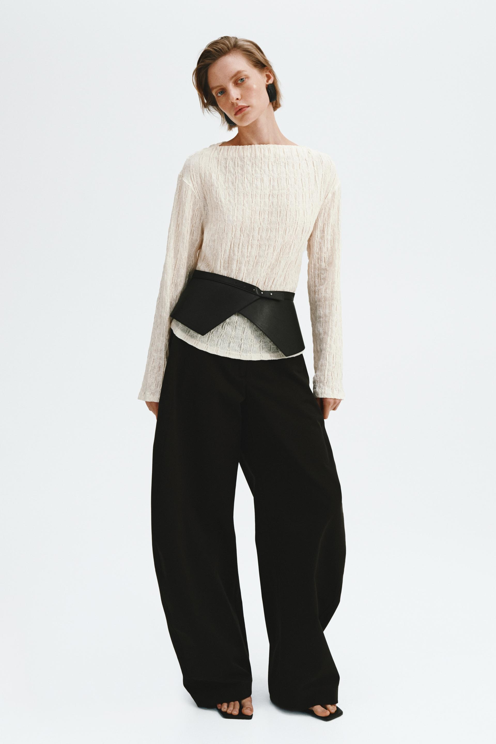 boat-neck top