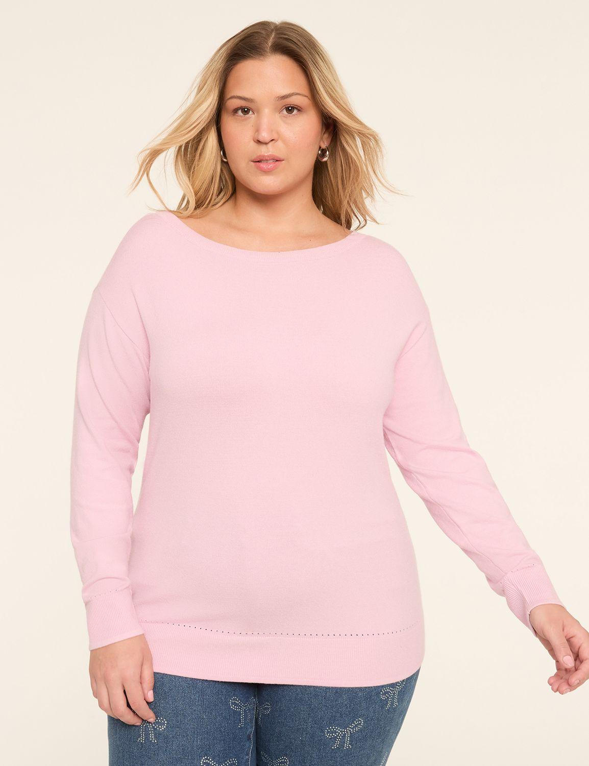boatneck pullover sweater
