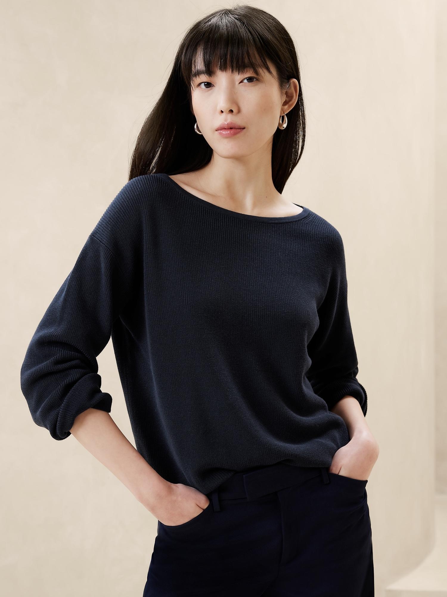 boatneck sweater