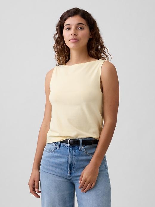 boatneck tank top
