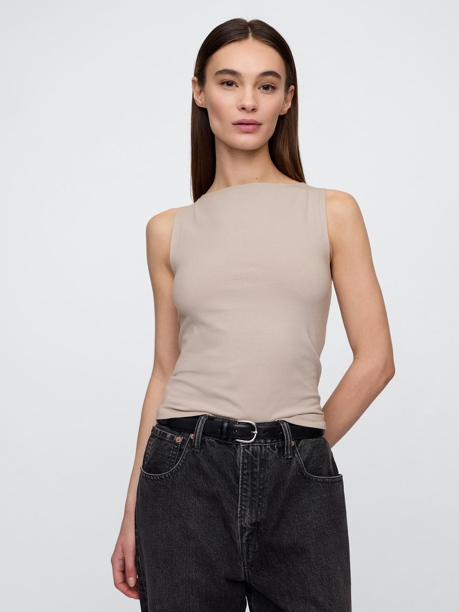 boatneck tank top