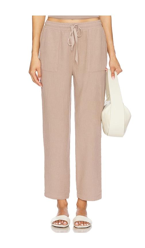 bobi beach pant in taupe.