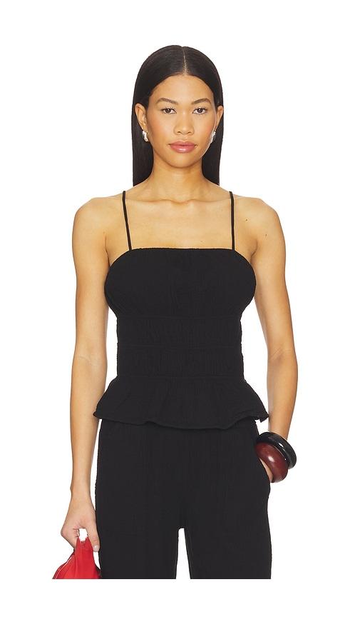 bobi mia cami top in black.