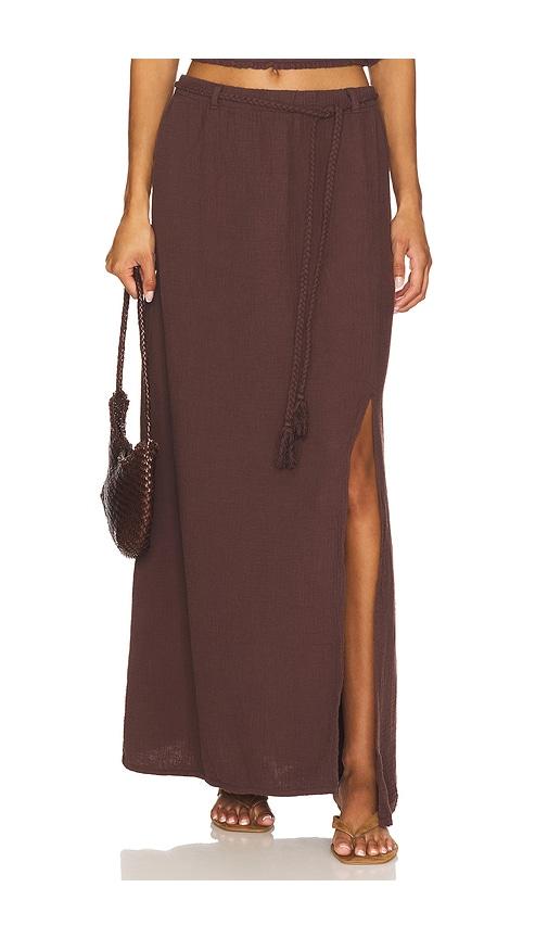 bobi skirt in brown.
