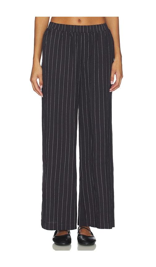 bobi wide leg pant in black.
