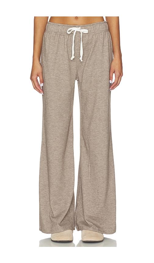 bobi wide leg pant in taupe.