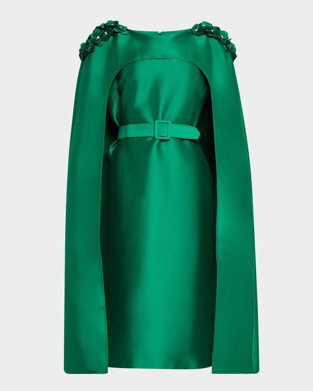 bodycon cape dress