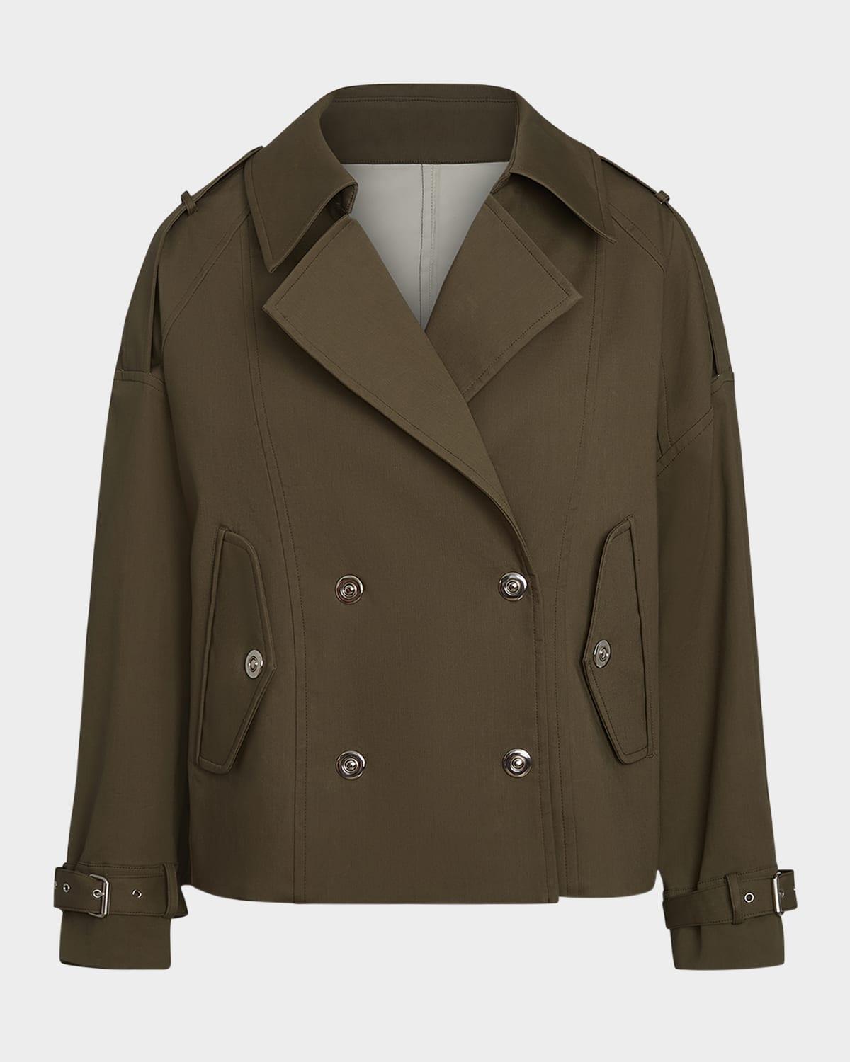bogie short trench coat