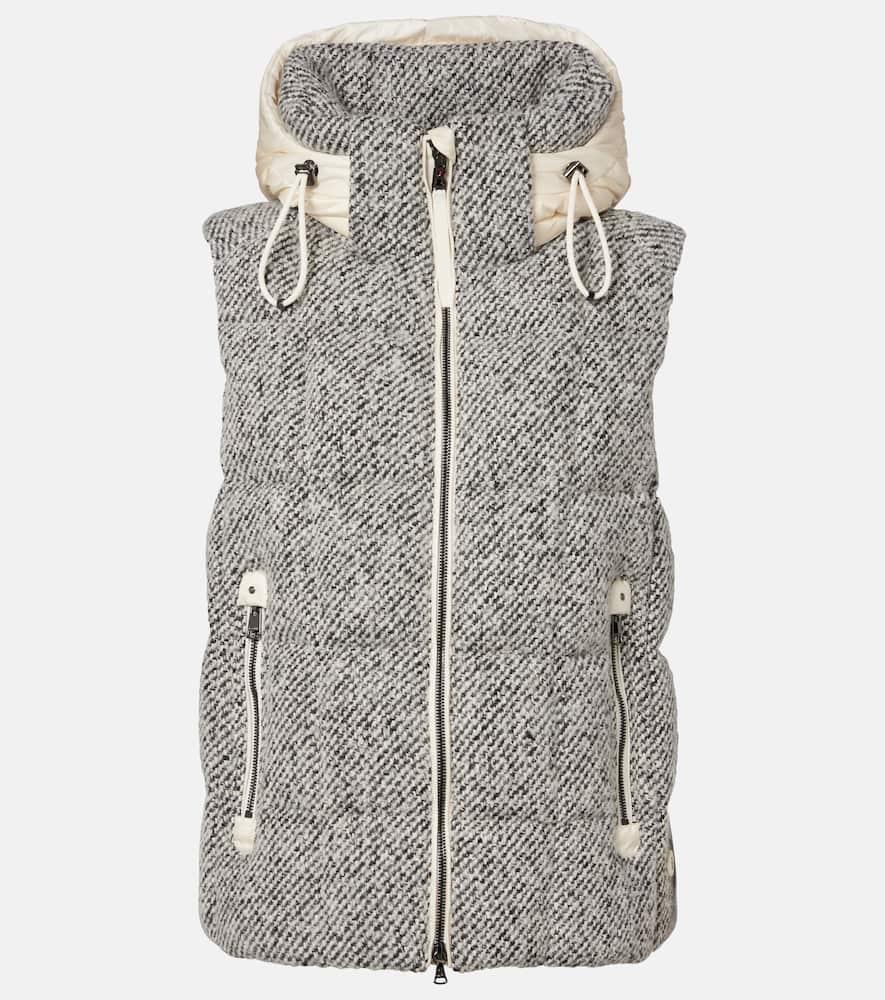 bogner falka tweed down vest
