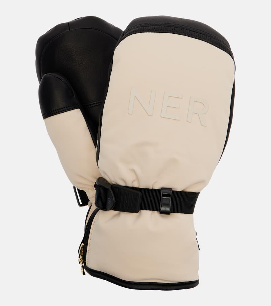 bogner flora logo ski mittens