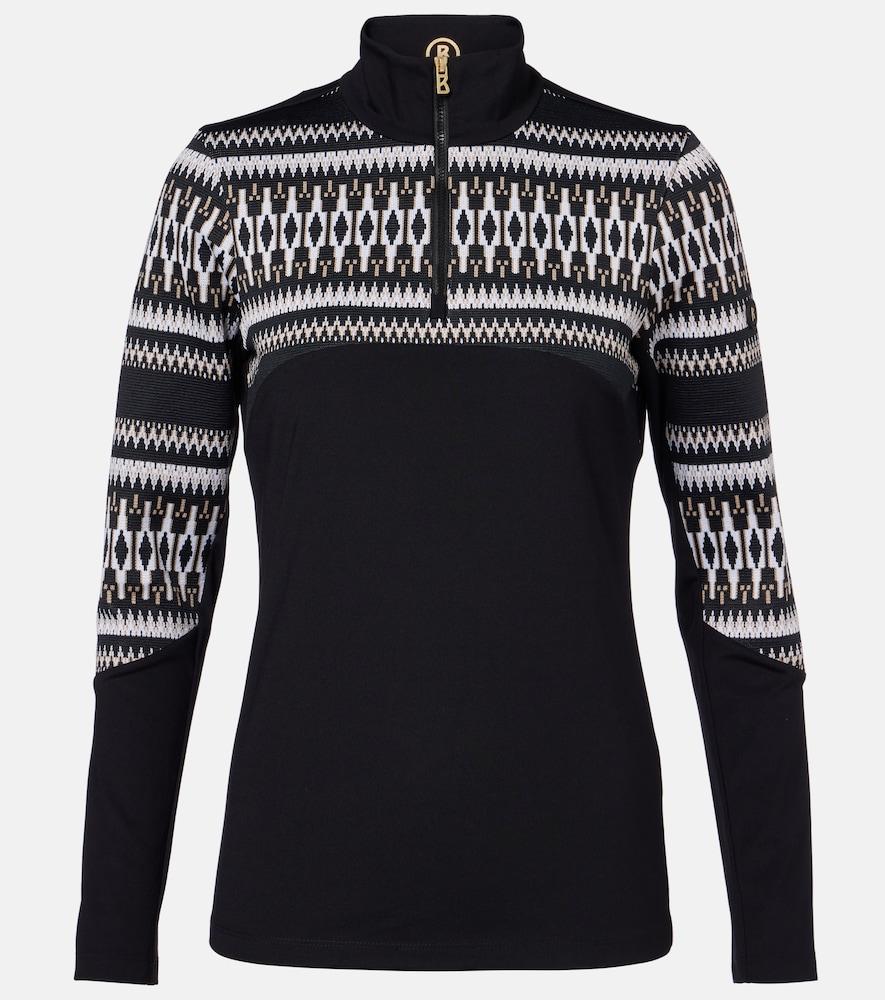 bogner jelissa jacquard ski top