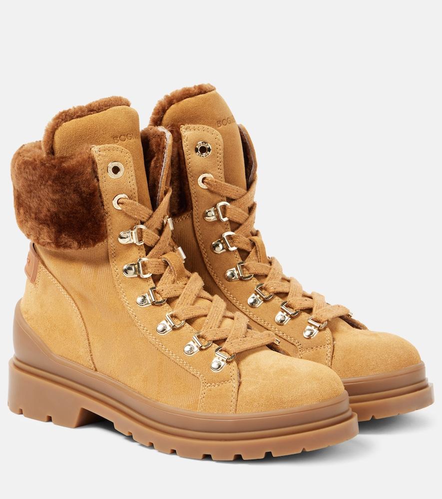 bogner st. moritz suede ankle boots