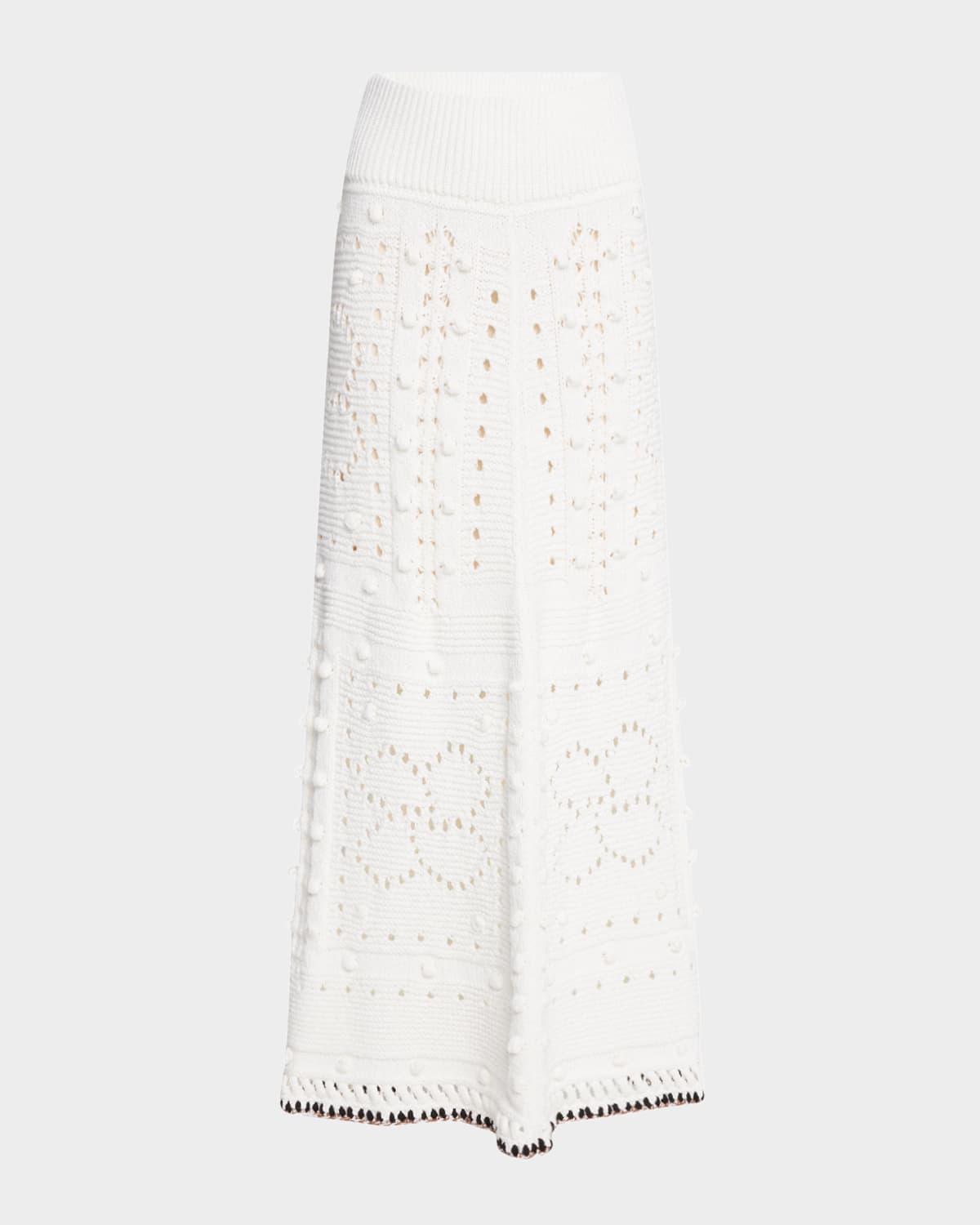 bohemian mood knit maxi skirt