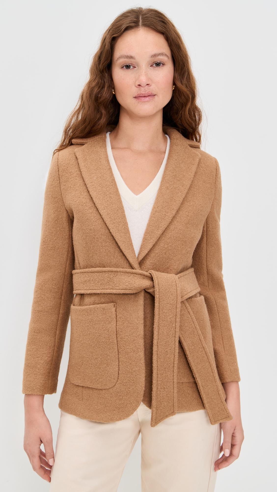 boiled wool blazer
