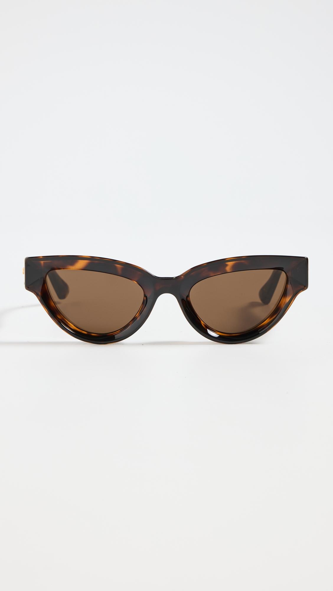 bold ribbon narrow sunglasses