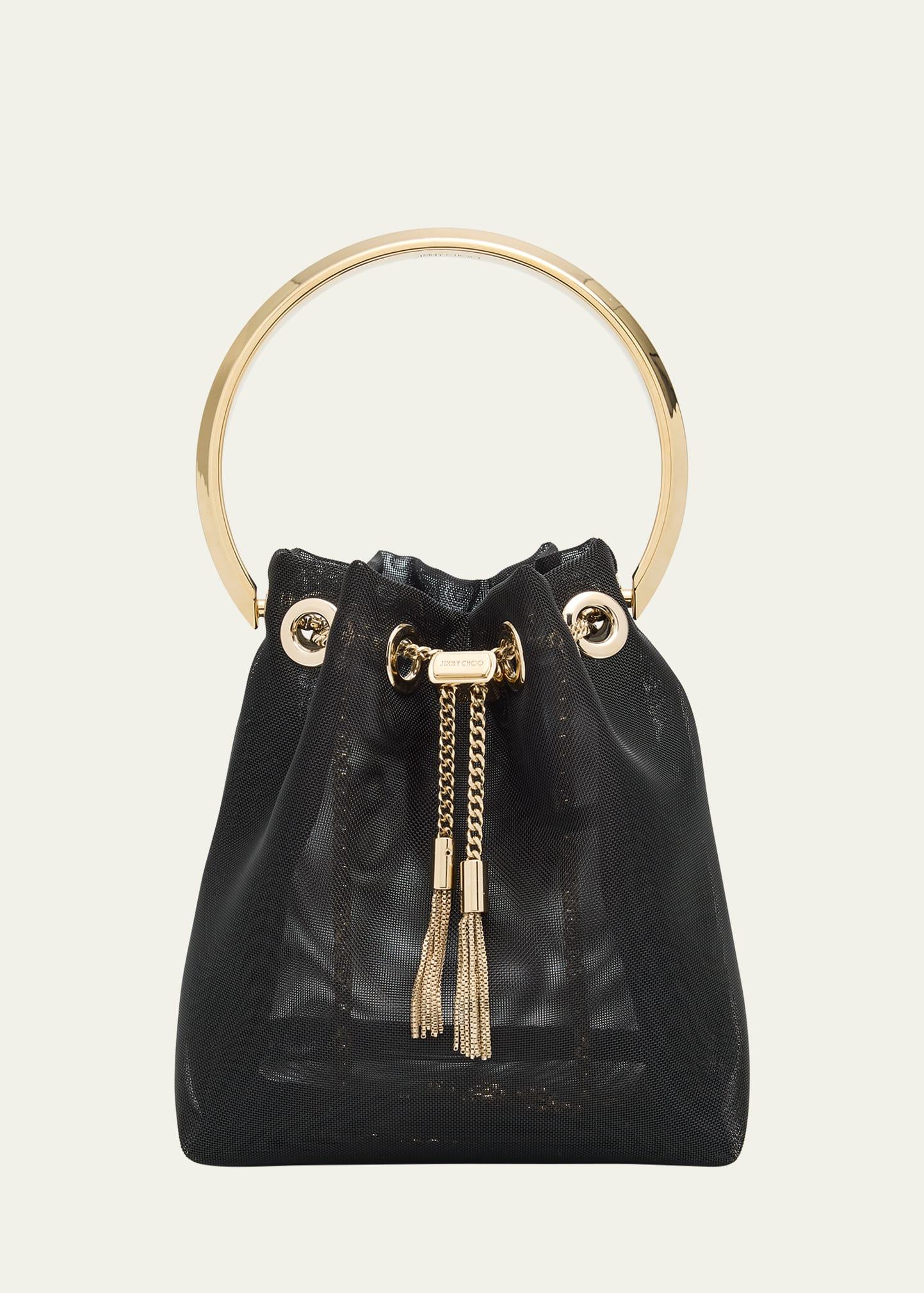 bon bon mesh bucket bag