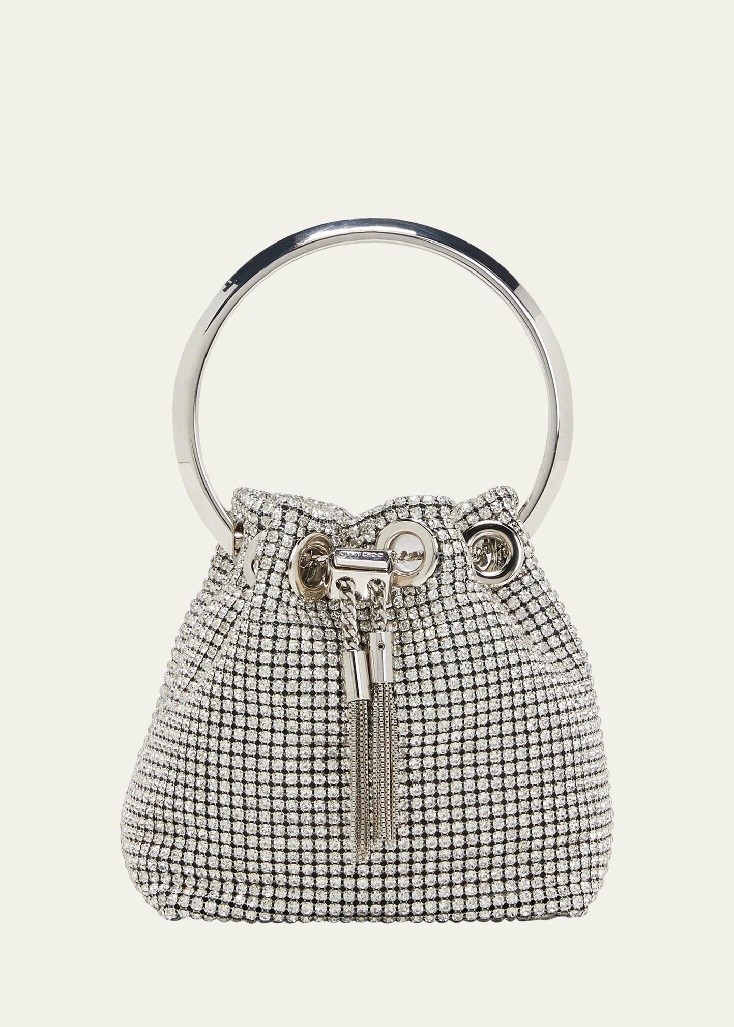 bon bon micro crystal bucket bag