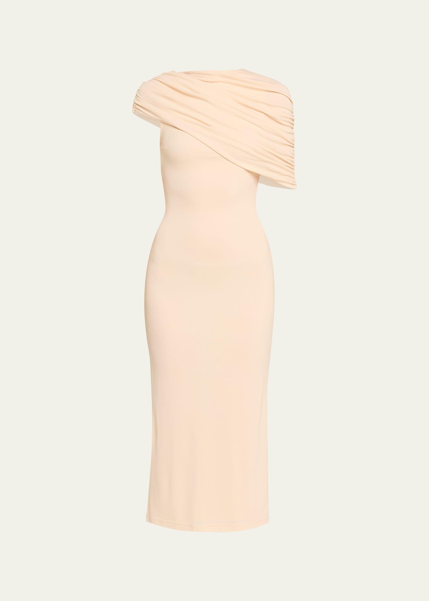bonachi cape midi dress