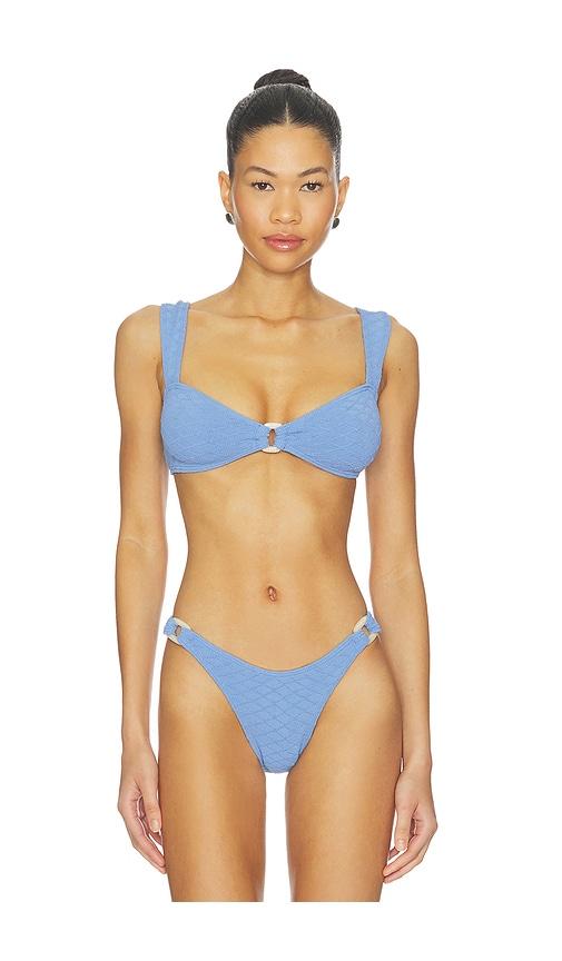 bond eye ring delphi crop bra in baby blue.