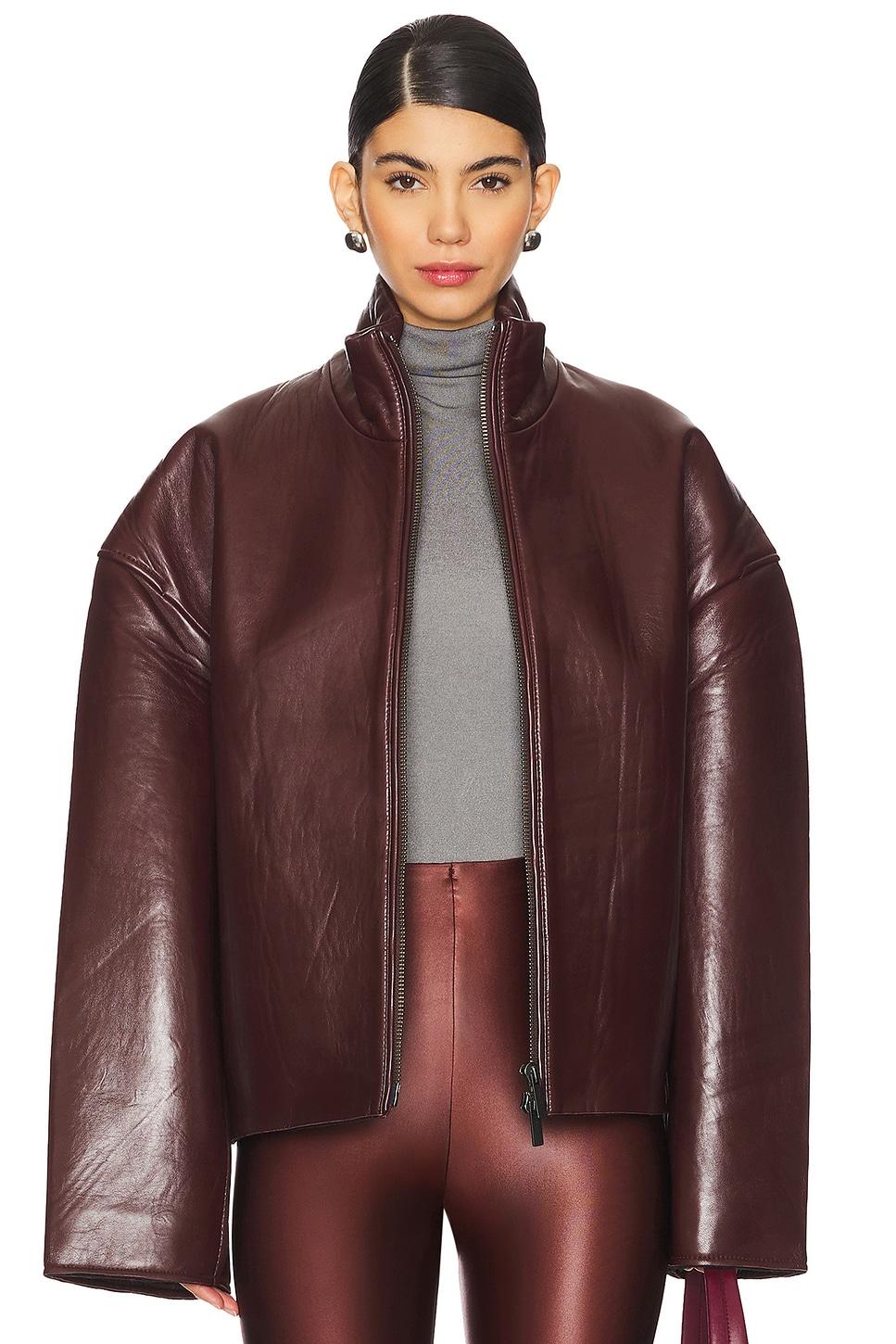 bonded leather jacket