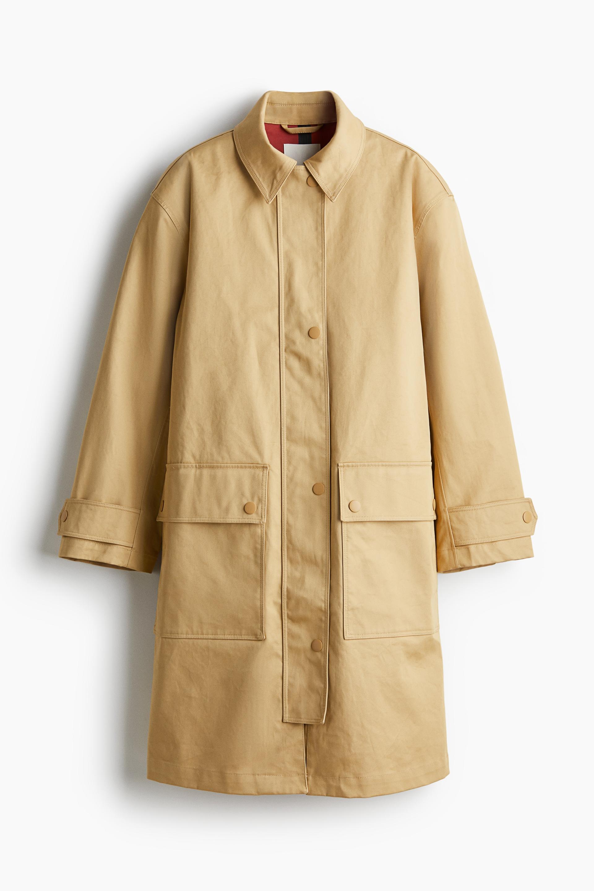 bonded twill coat