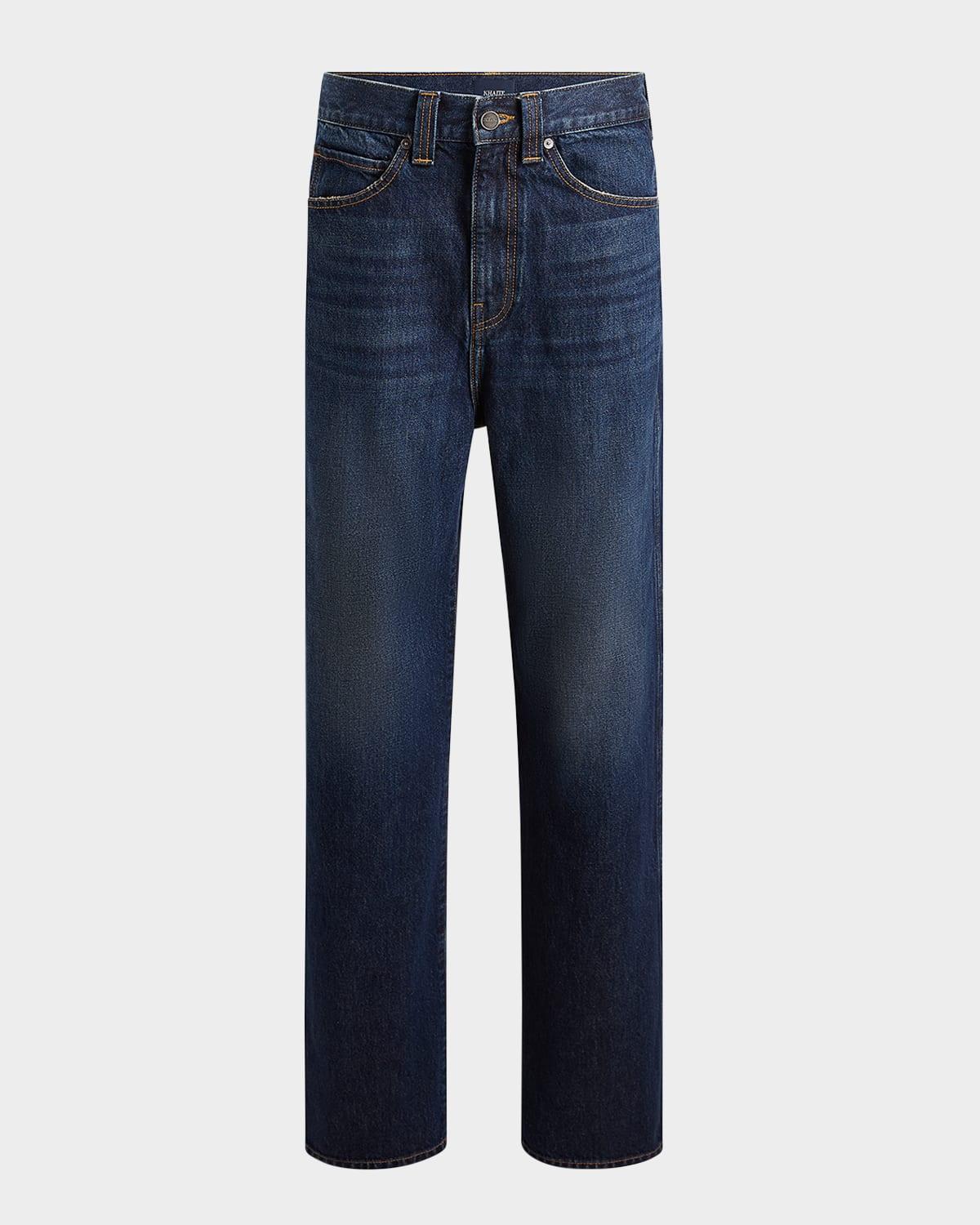 bonnie straight-leg dark wash jeans