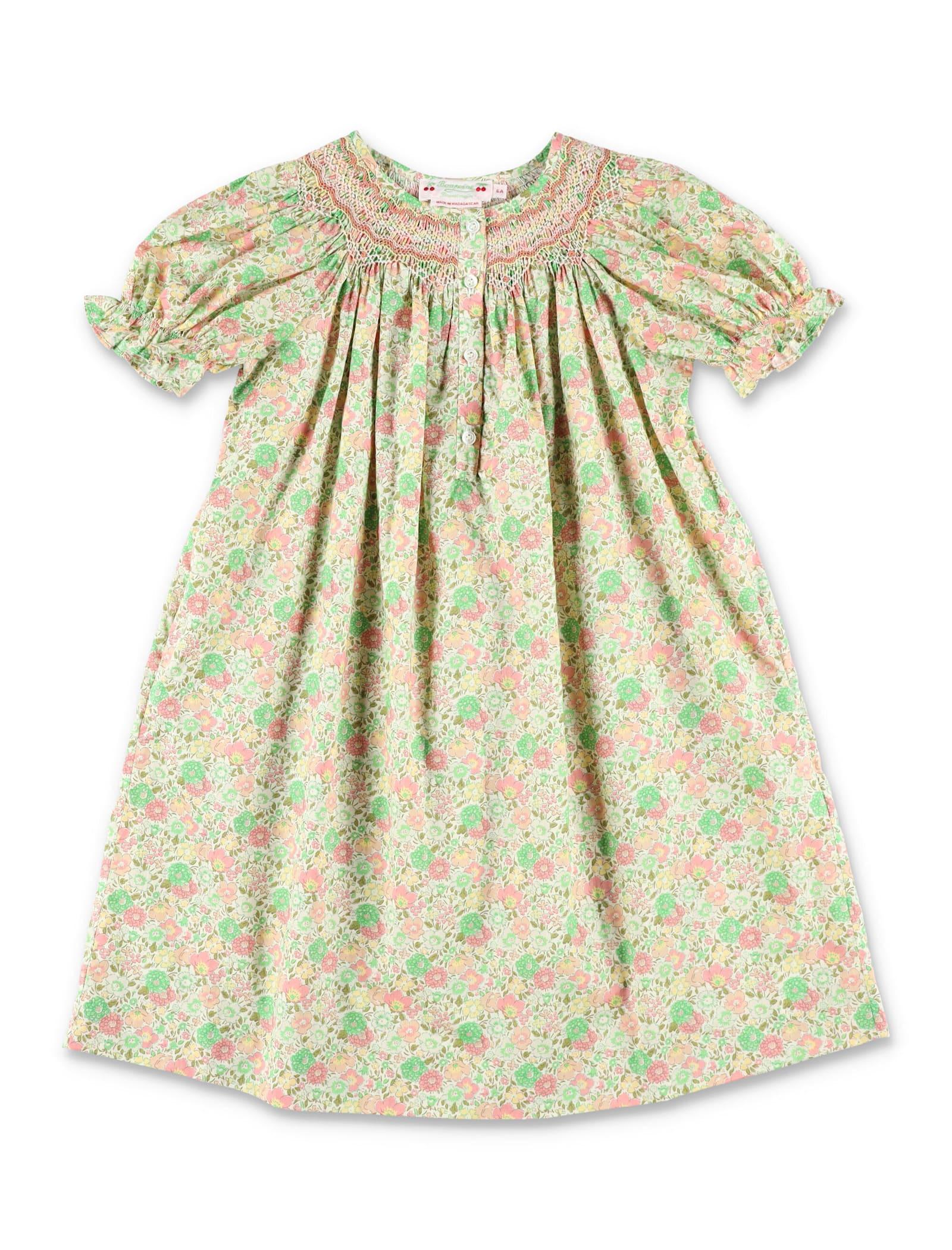 bonpoint jarah smocked liberty floral girls dress
