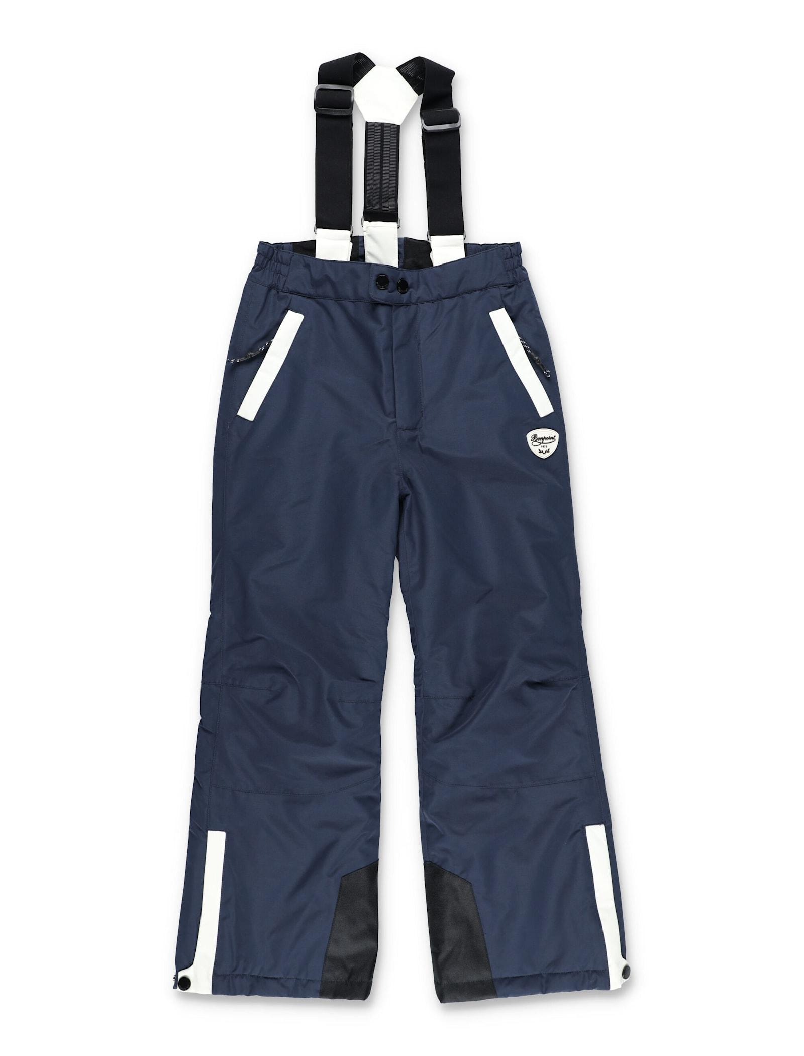 bonpoint jodji girls ski pants with removable straps