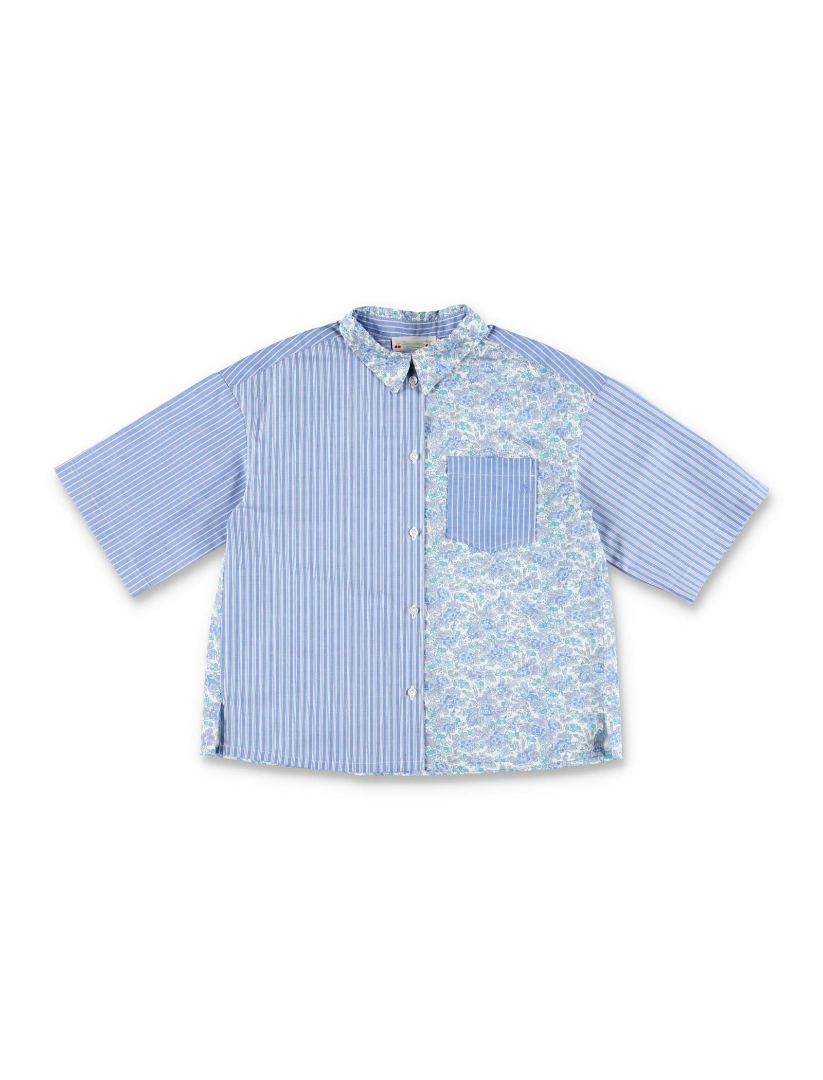 bonpoint kid - elyas loose-fitting shirt