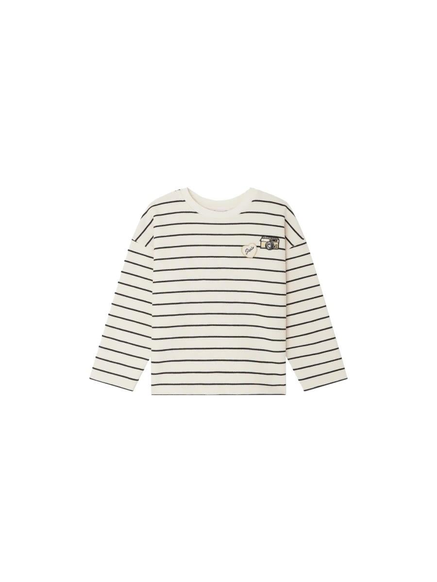 bonpoint striped shirt sweat gaya