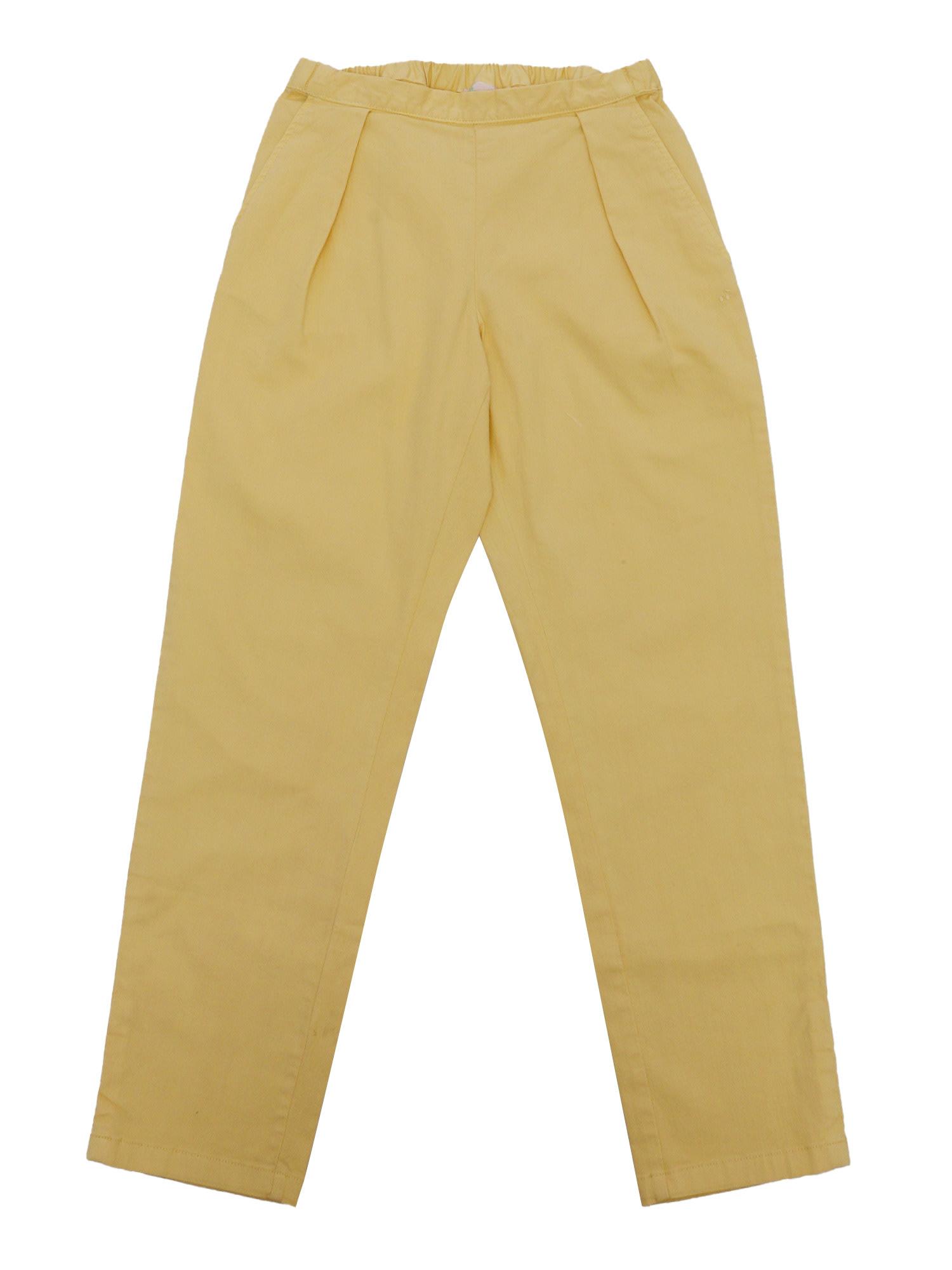 bonpoint yellow callie trousers