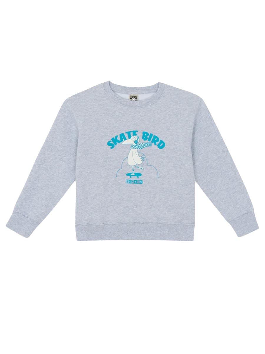 bonton smile skatebird sweater
